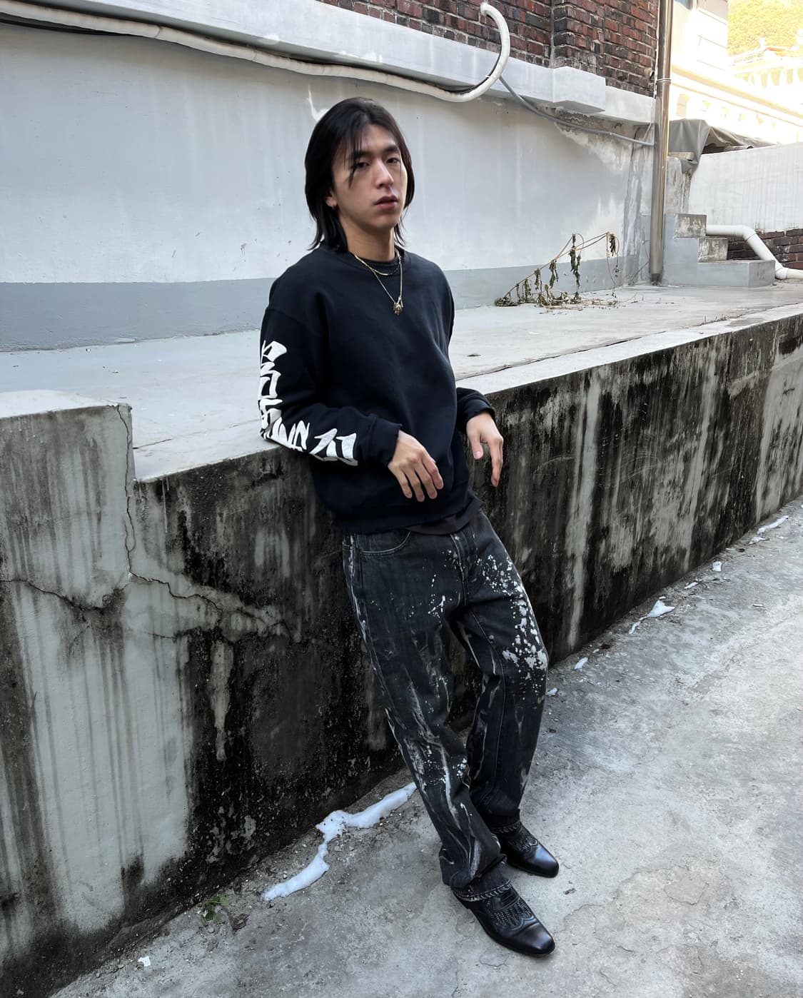 Sasquatchfabrix Damaged Sweatshirt 상품이미지8