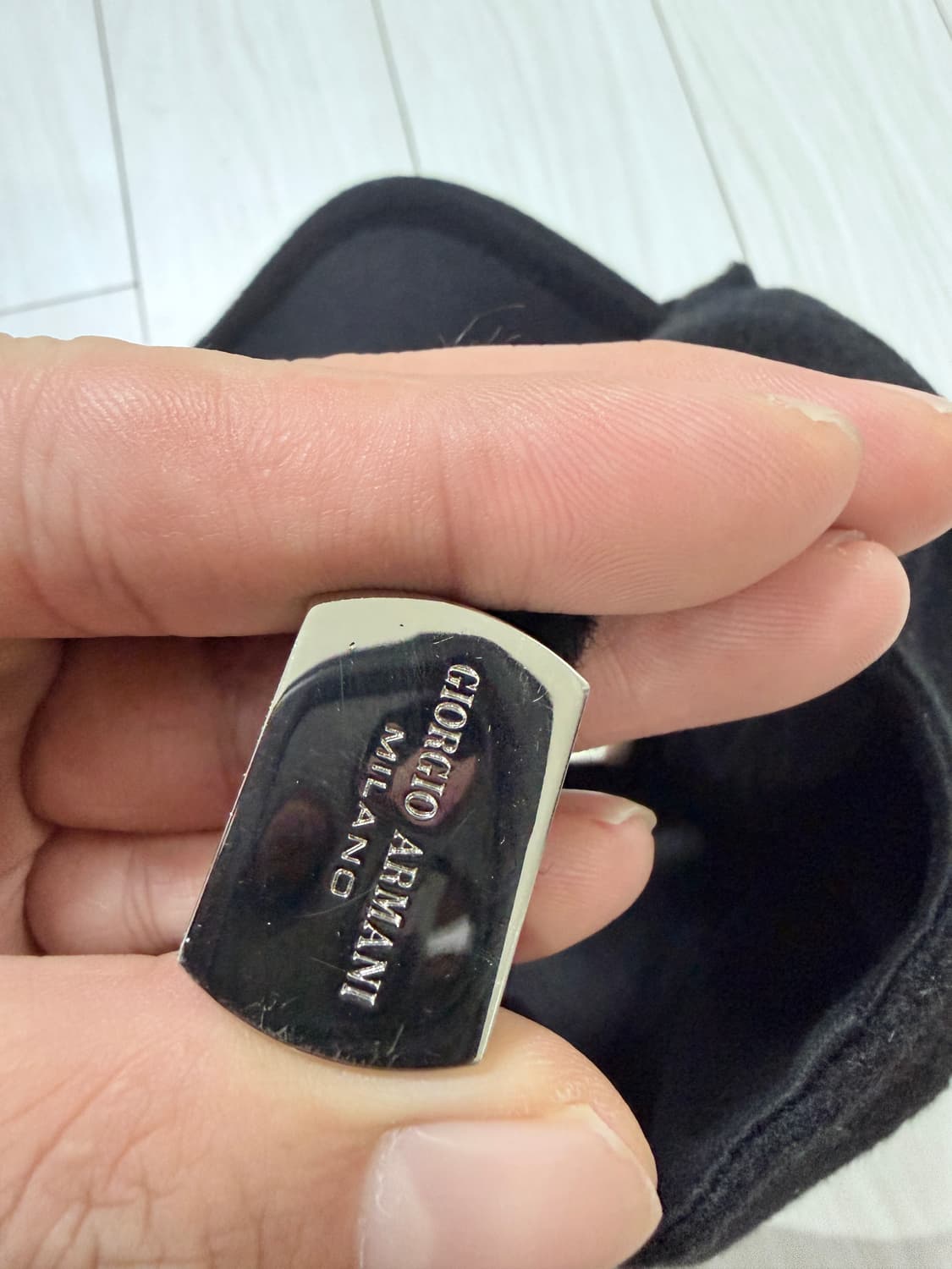 조르지오 아르마니 캐시미어 볼캡 야구모자 상품이미지7