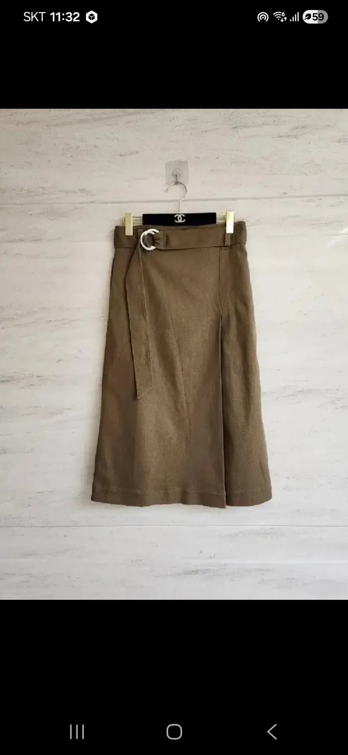 앤아더스토리즈 벨티드 코튼 스커트 66사이즈 상품이미지2