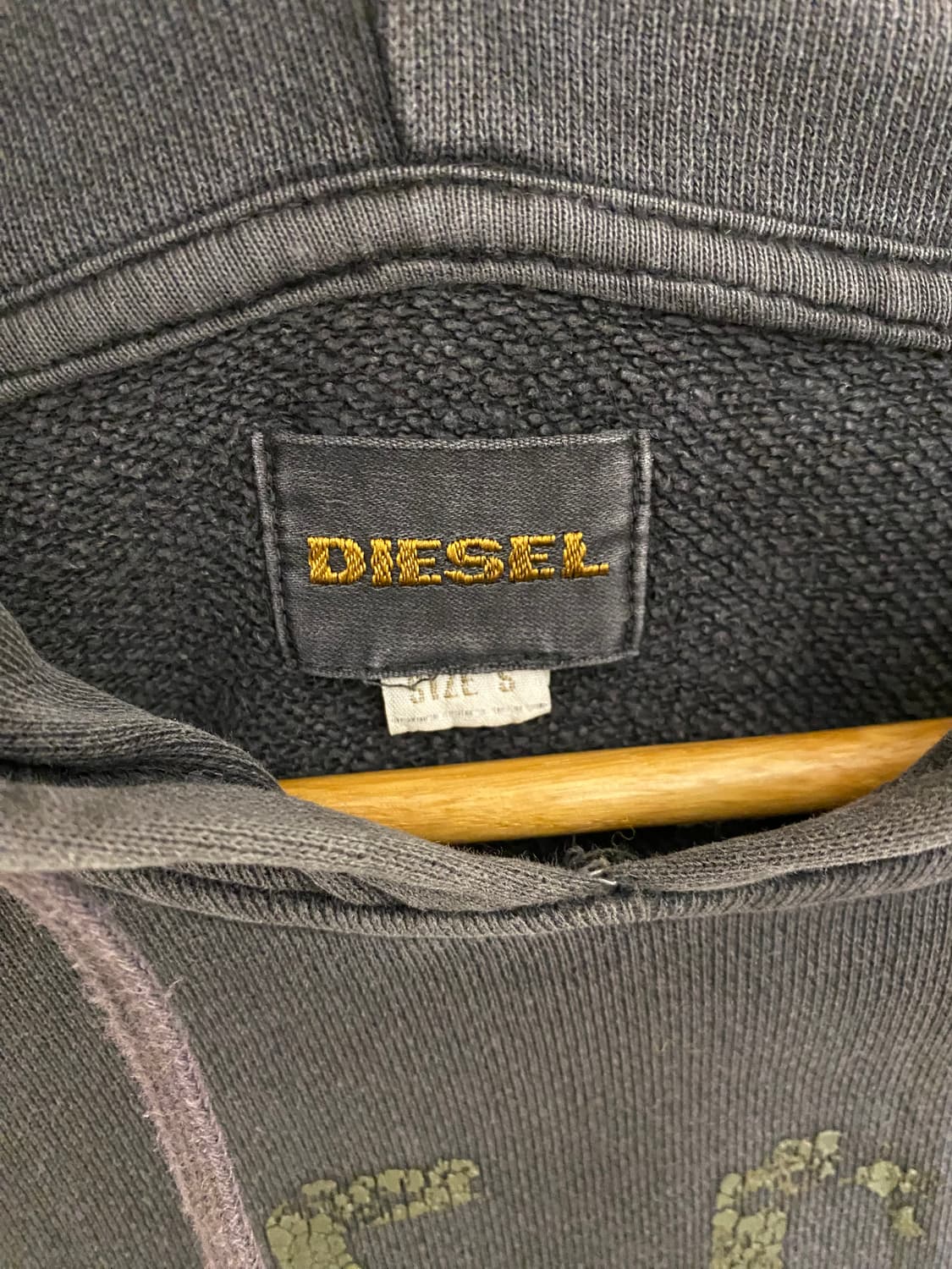 DIESEL washed hoodie 디젤 워싱 후드티 상품이미지5