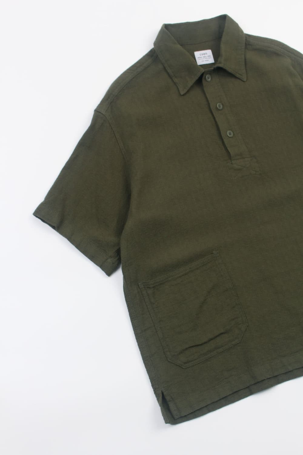 COEN Utility Pullover Half Shirt 상품이미지2