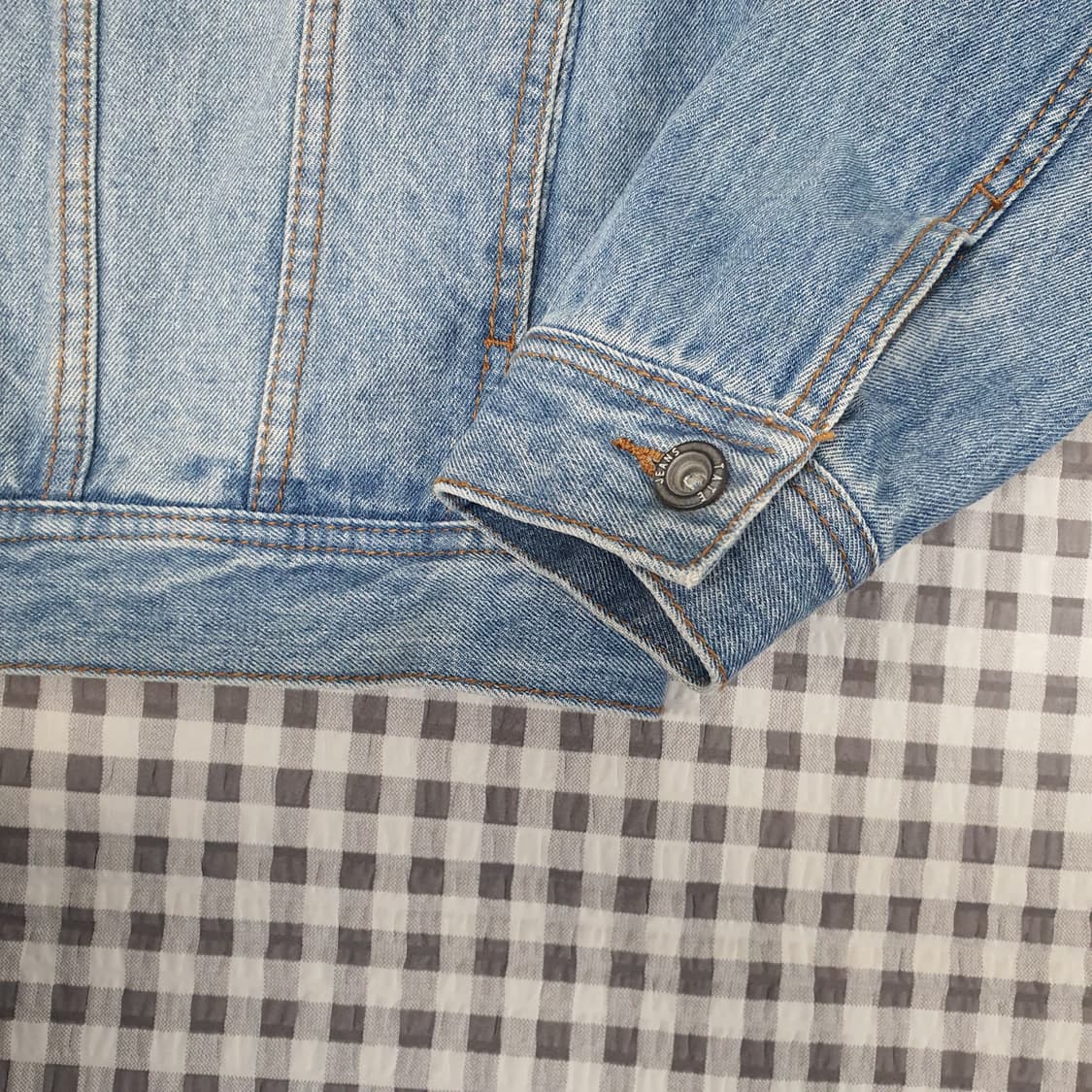 미착용 테이트 데님 청자켓 남자95~100 상품이미지4