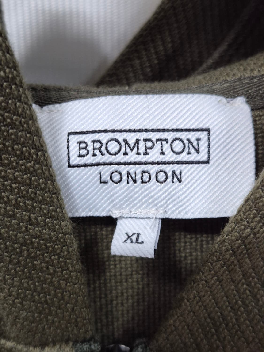 BROMPTON 브롬톤 올리브색 후드집업 남성XL 105~110 상품이미지4