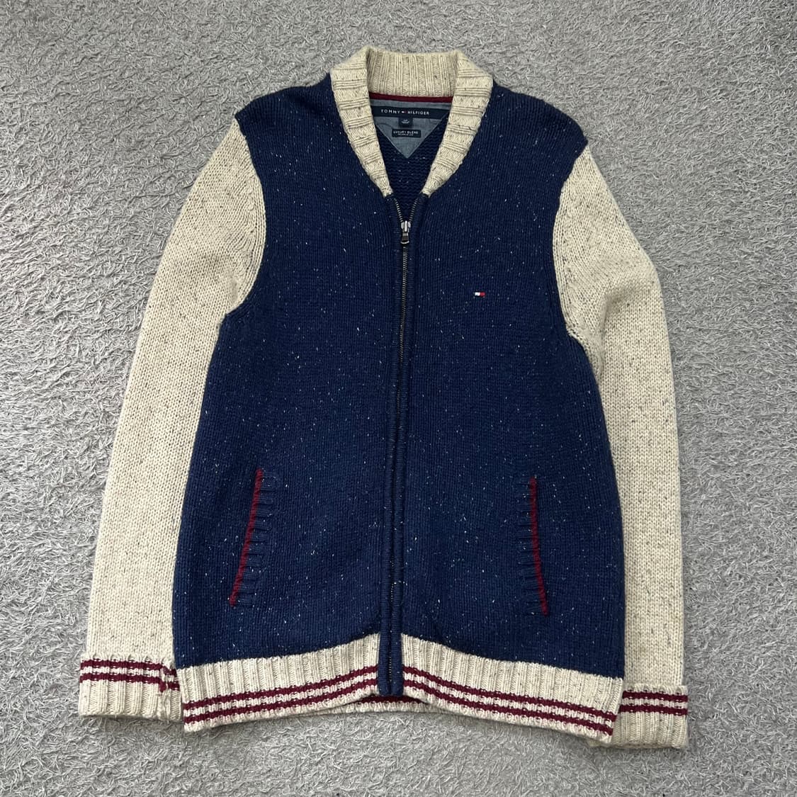 [95] 타미힐피거 니트집업 상품이미지2