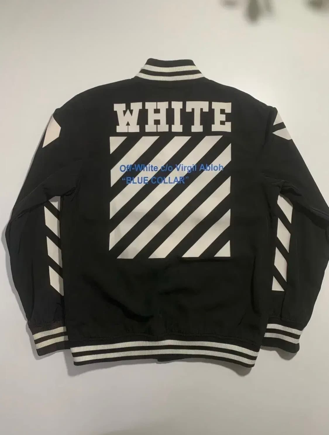 오프화이트 블루칼라 봄버 자켓 Off White 상품이미지1