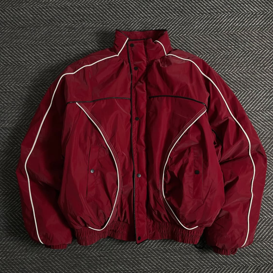 BOUND 빈티지 라이닝 사틴 바이커 자켓y 3165 상품이미지2