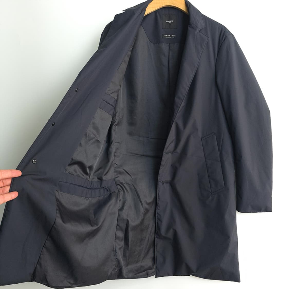 에디피스 EDIFICE LIMONTA 싱글 버튼 코트 상품이미지3