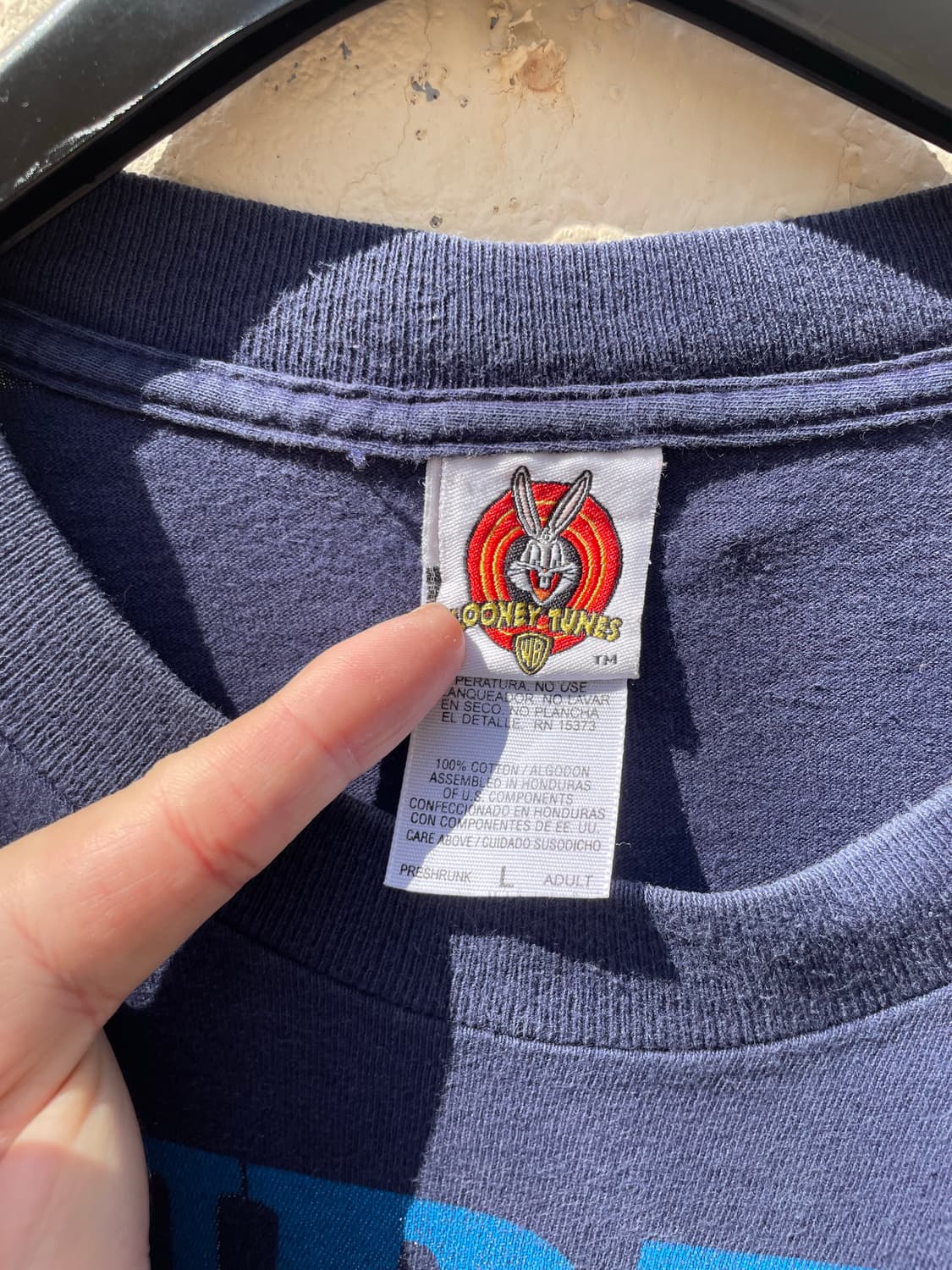 90s 루니툰즈 태즈 풀프린트 티셔츠 상품이미지5