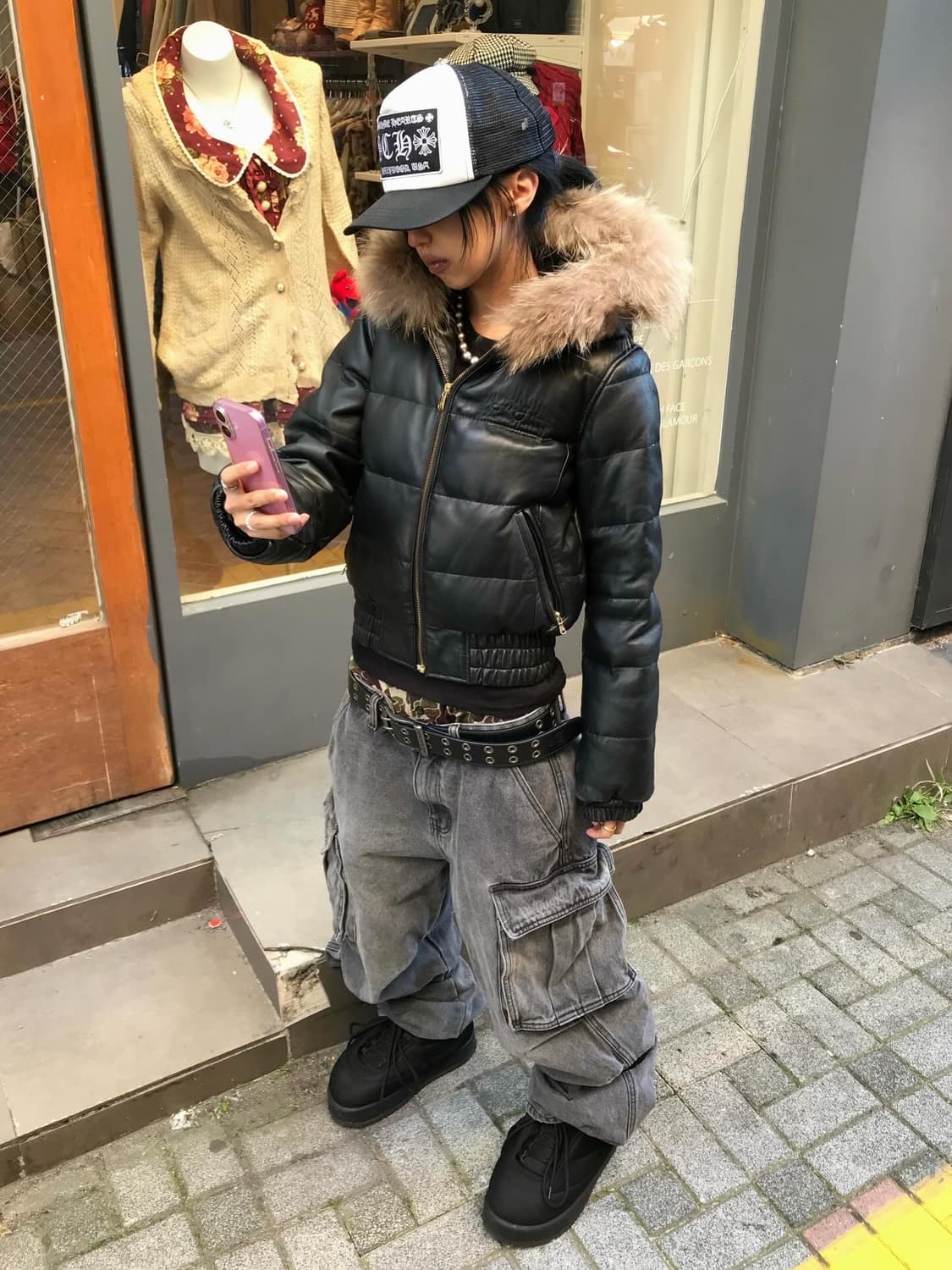 Sean John Fur Leathers Padded JK 상품이미지1