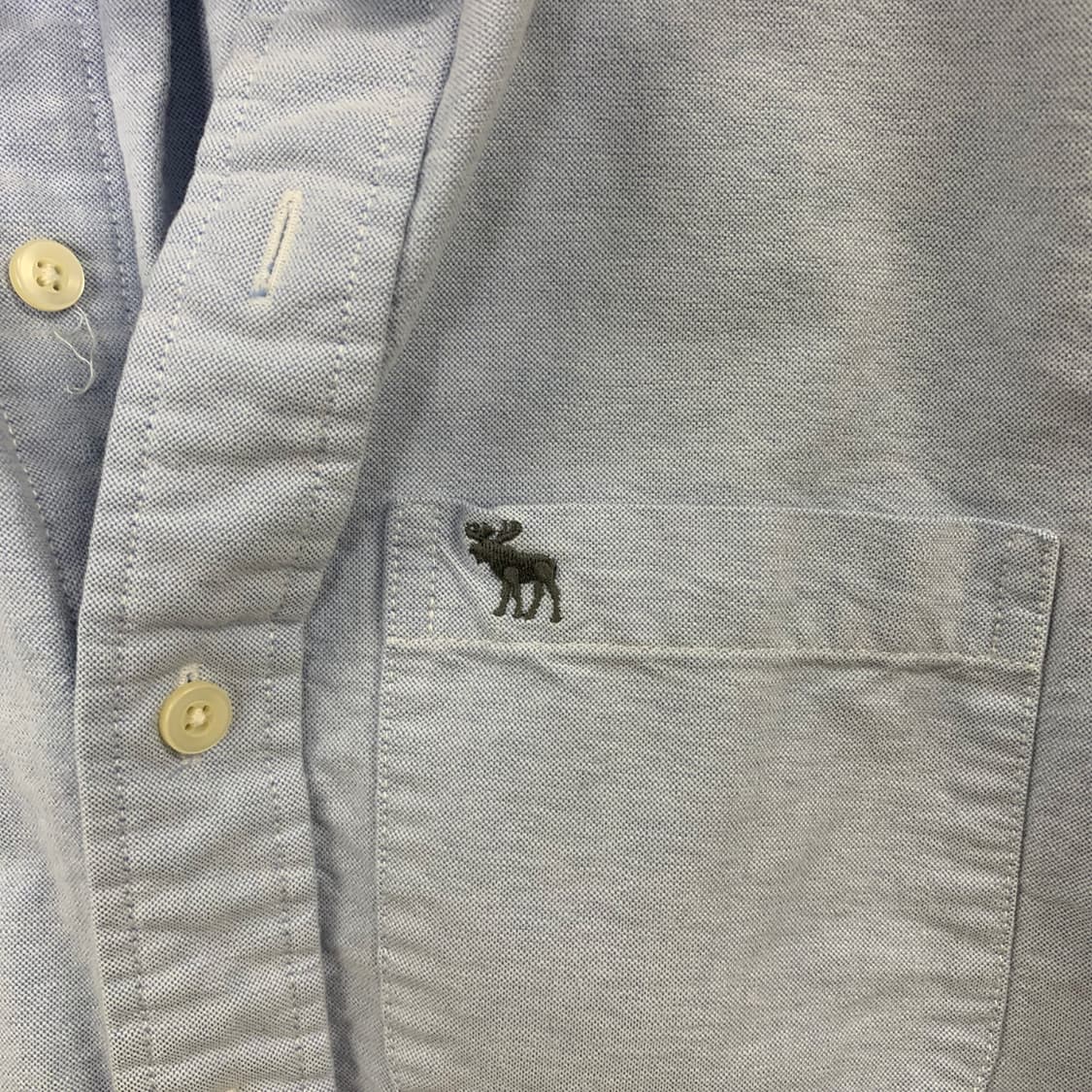 아베크롬비 산양로고 포켓 옥스포드 셔츠 상품이미지4