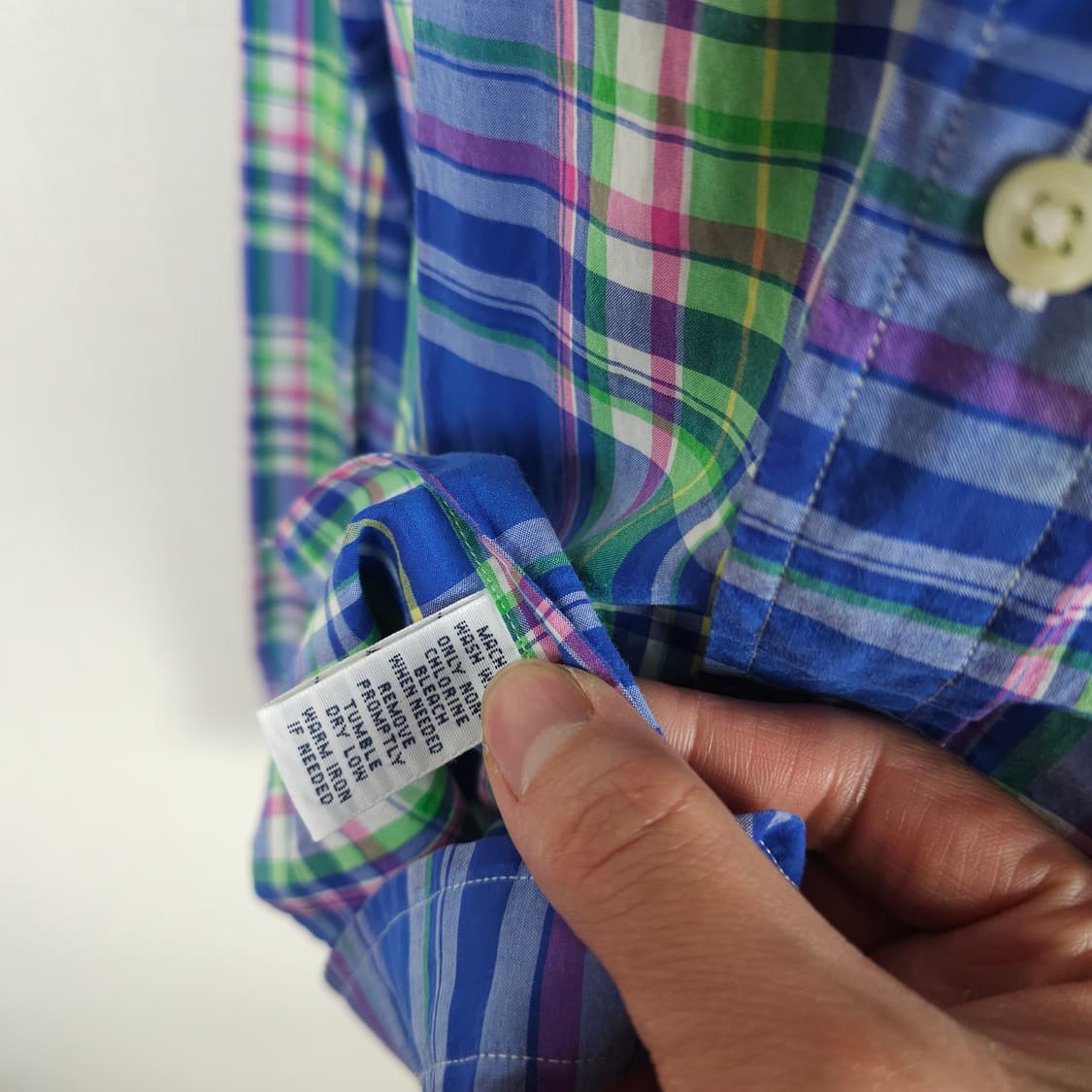 폴로 긴팔남방 남자95사이즈  상품이미지5