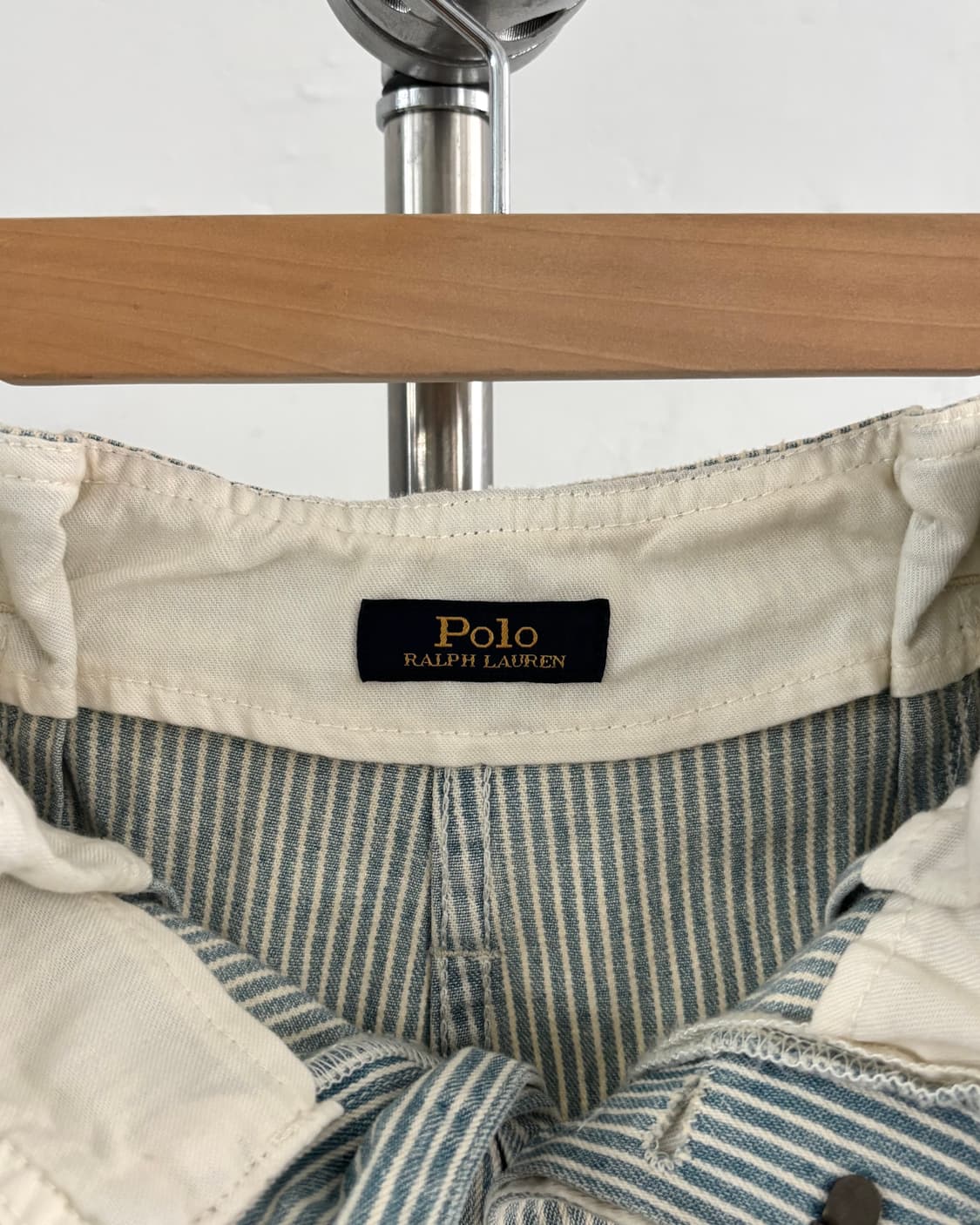 Polo 폴로 랄프 로렌 신형 스트라이프 벨티드 와이드 팬츠 상품이미지8