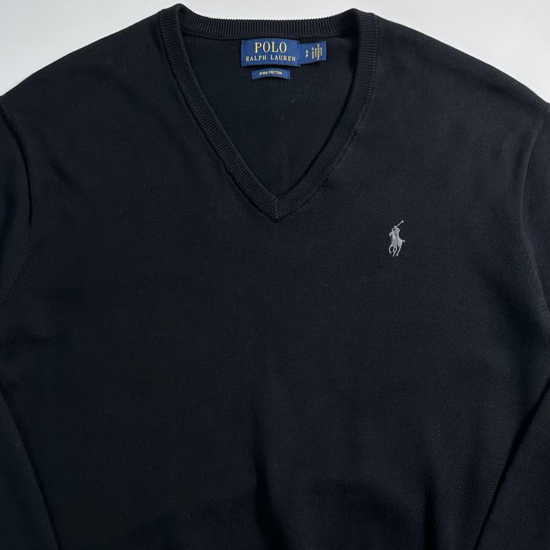폴로 랄프로렌 블랙 코튼 니트   상품이미지2