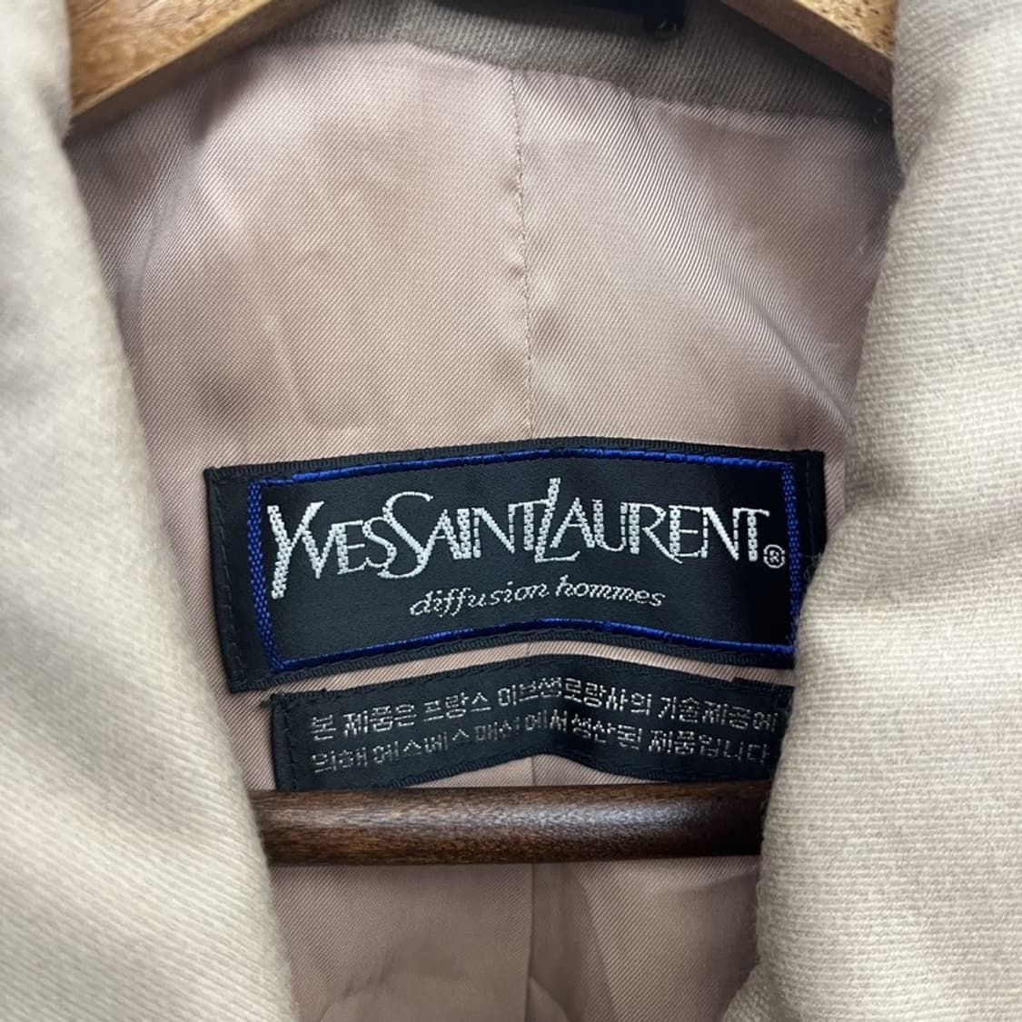 입생로랑 모던 시크 캐주얼 트렌치 울 코트 46 C10157 상품이미지5