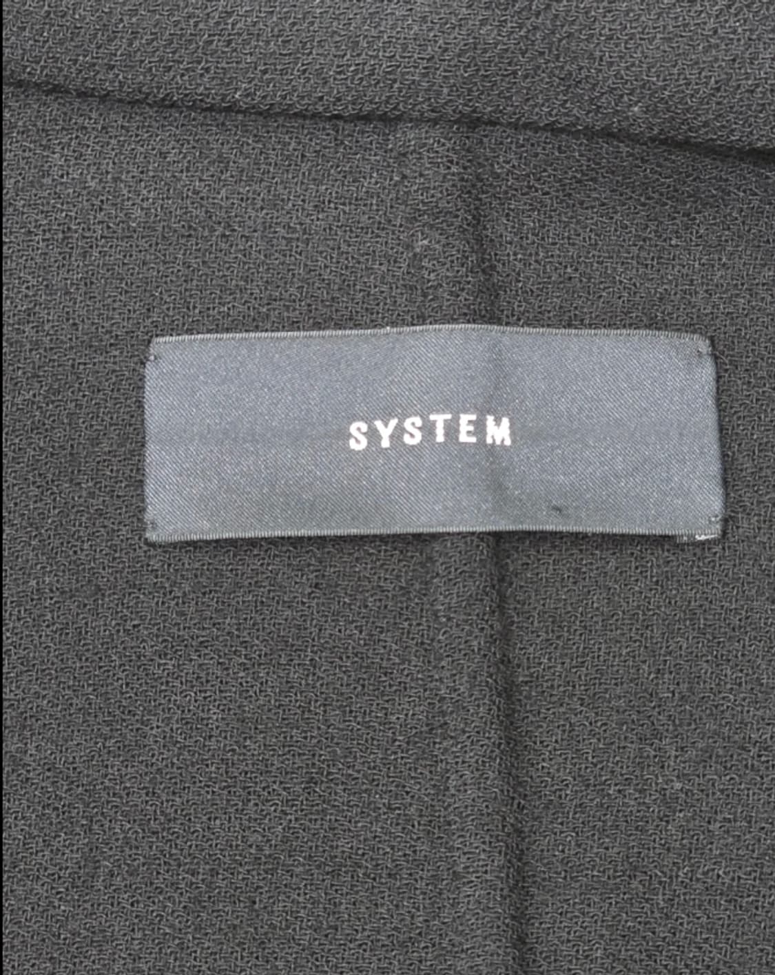 한섬 시스템 SYSTEM 오버핏 더블 버튼 블랙 코트 ~77 상품이미지6