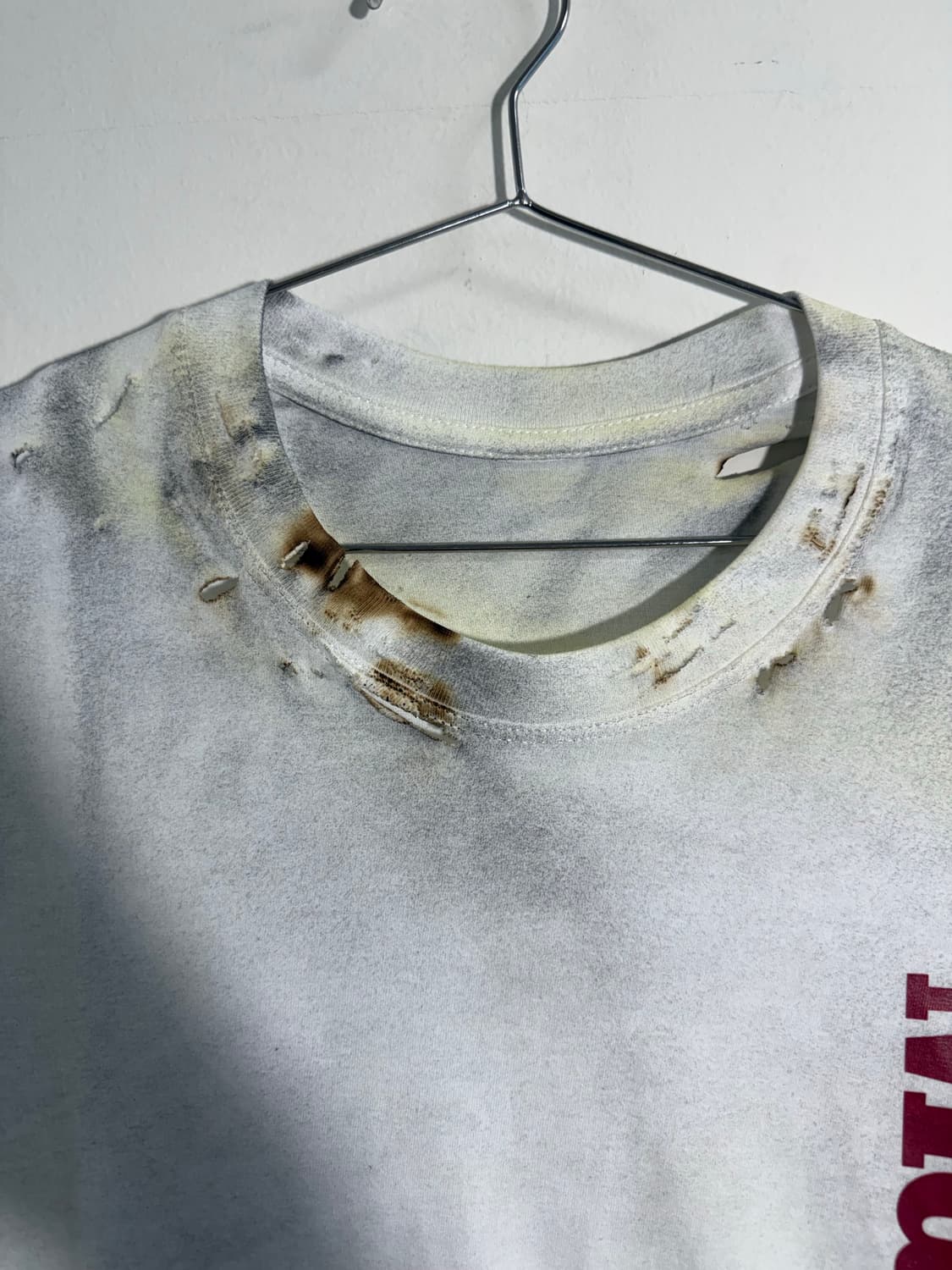 말보로 빈티지 디스트레스드 그릴드 데미지 반팔   상품이미지6