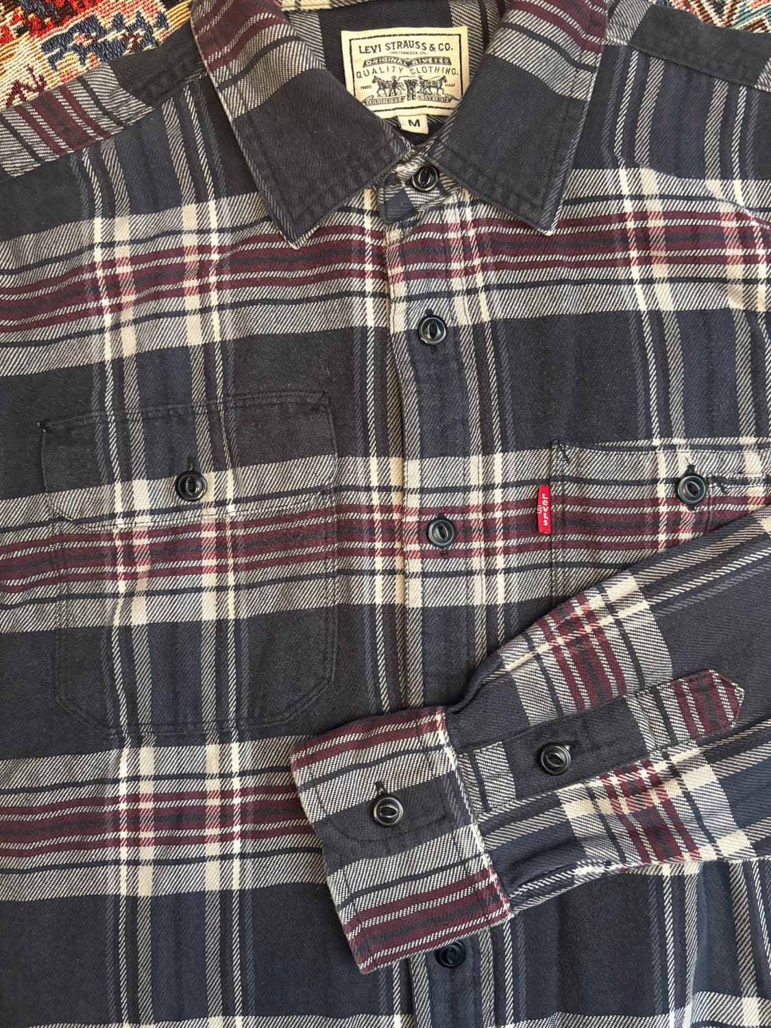 Levi’s 90s Classic two pocket check 상품이미지5