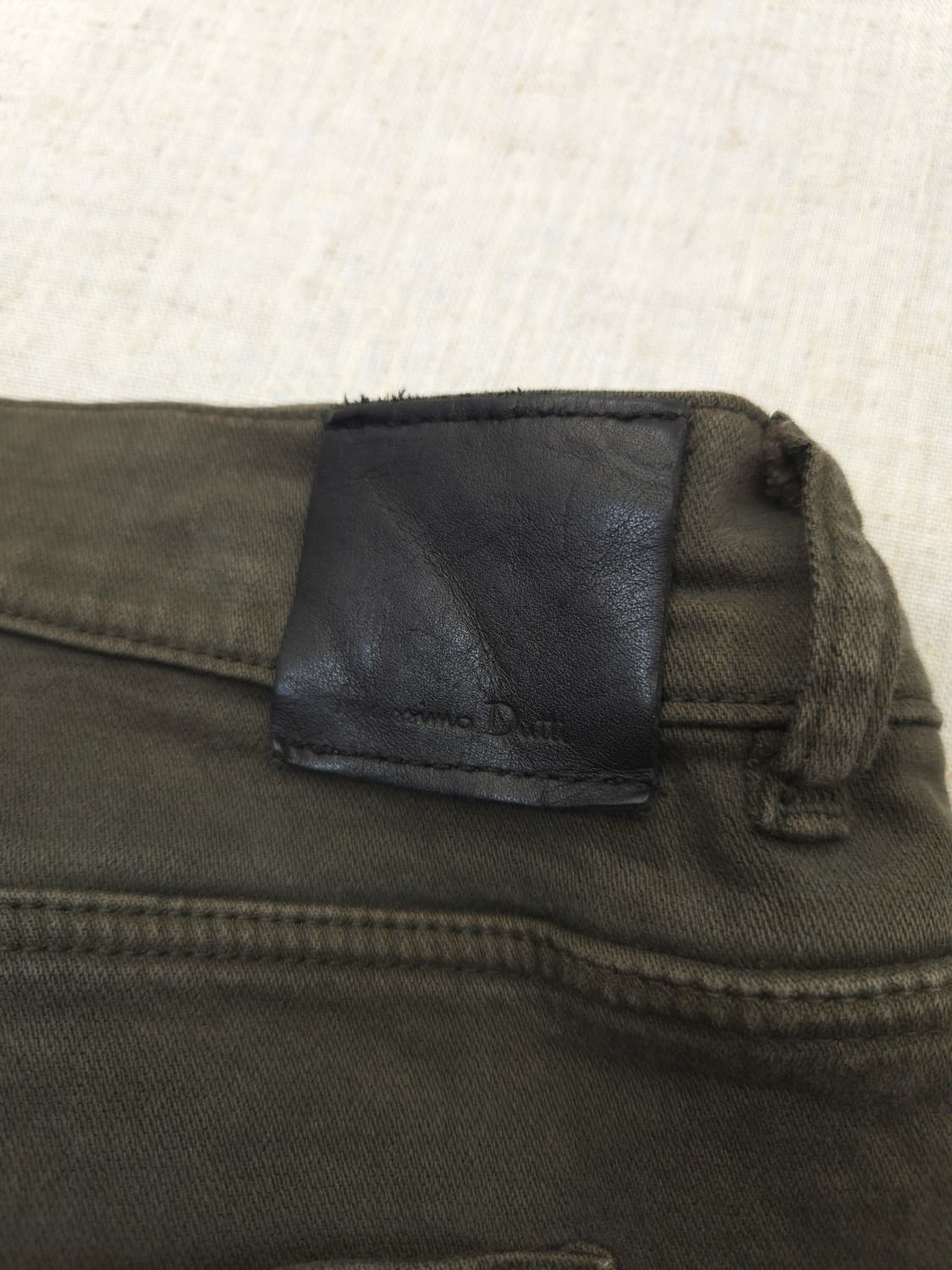 마시모두띠 카키색 남성 면바지 상품이미지9