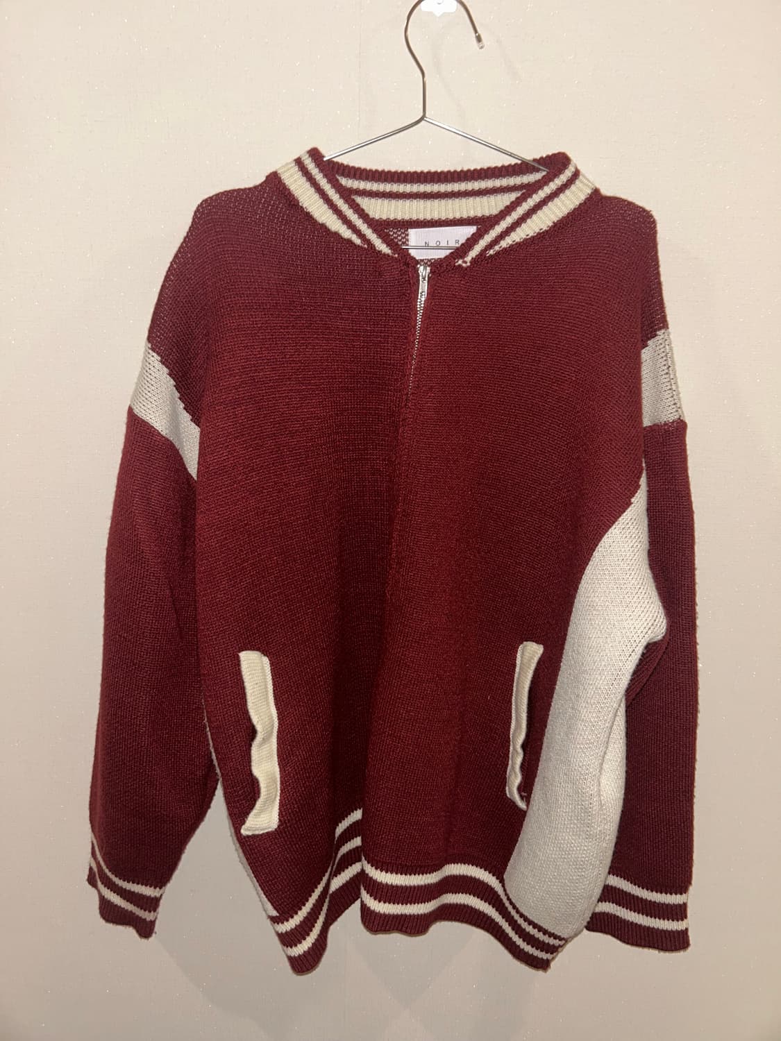 빈티지 옷 벼룩 할인 니트 집업 양털 가디건 상품이미지4