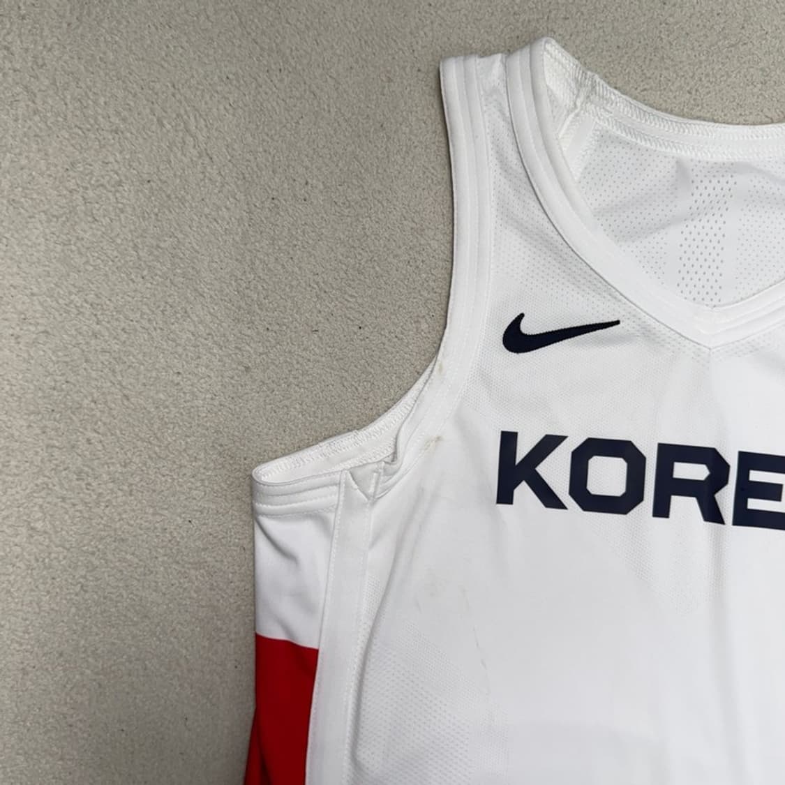 나이키 대한민국 국가대표 농구 유니폼 화이트 L 상품이미지4