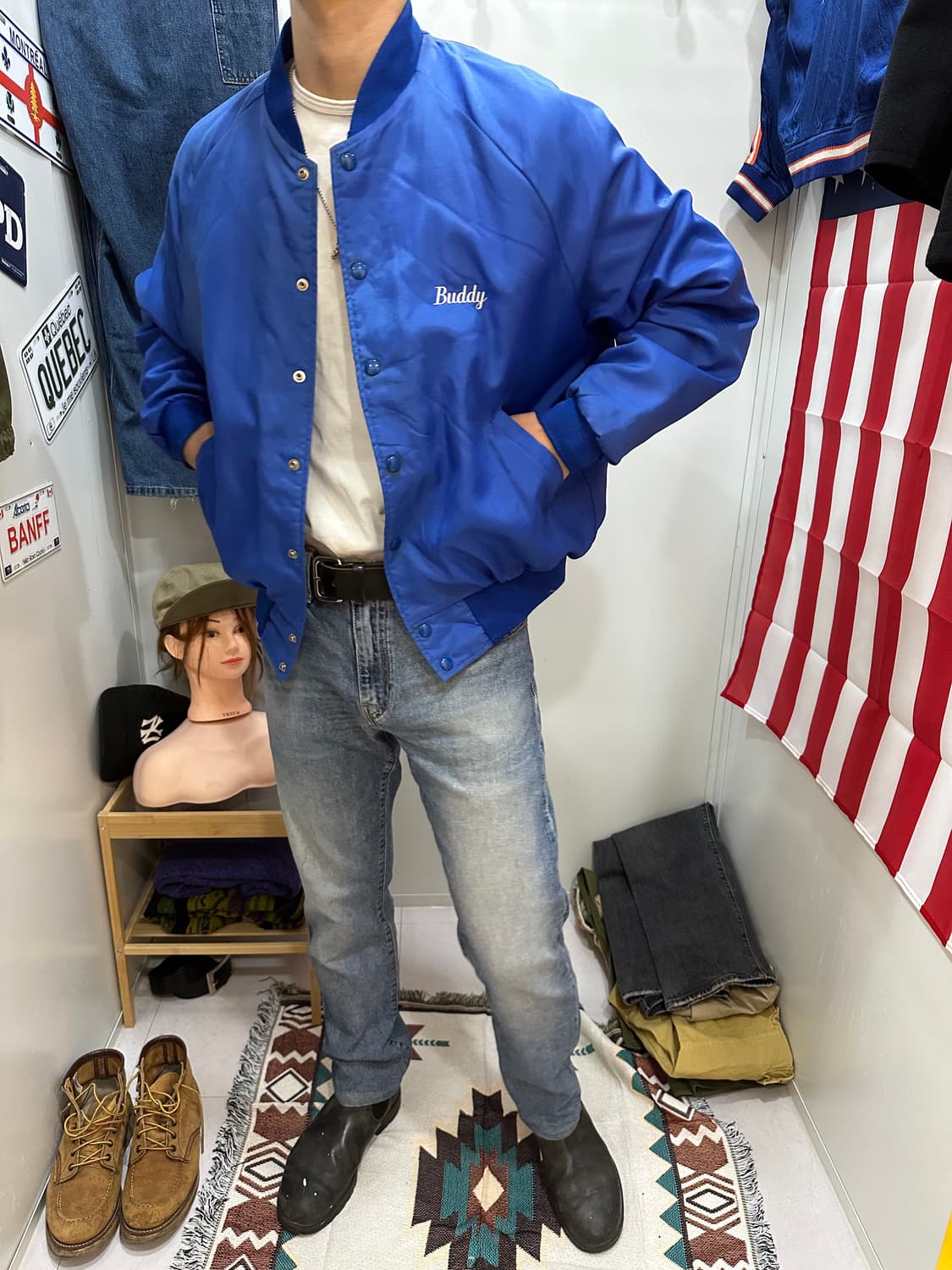 80s Aristo jac 아리스토잭 스포츠 자켓 상품이미지7