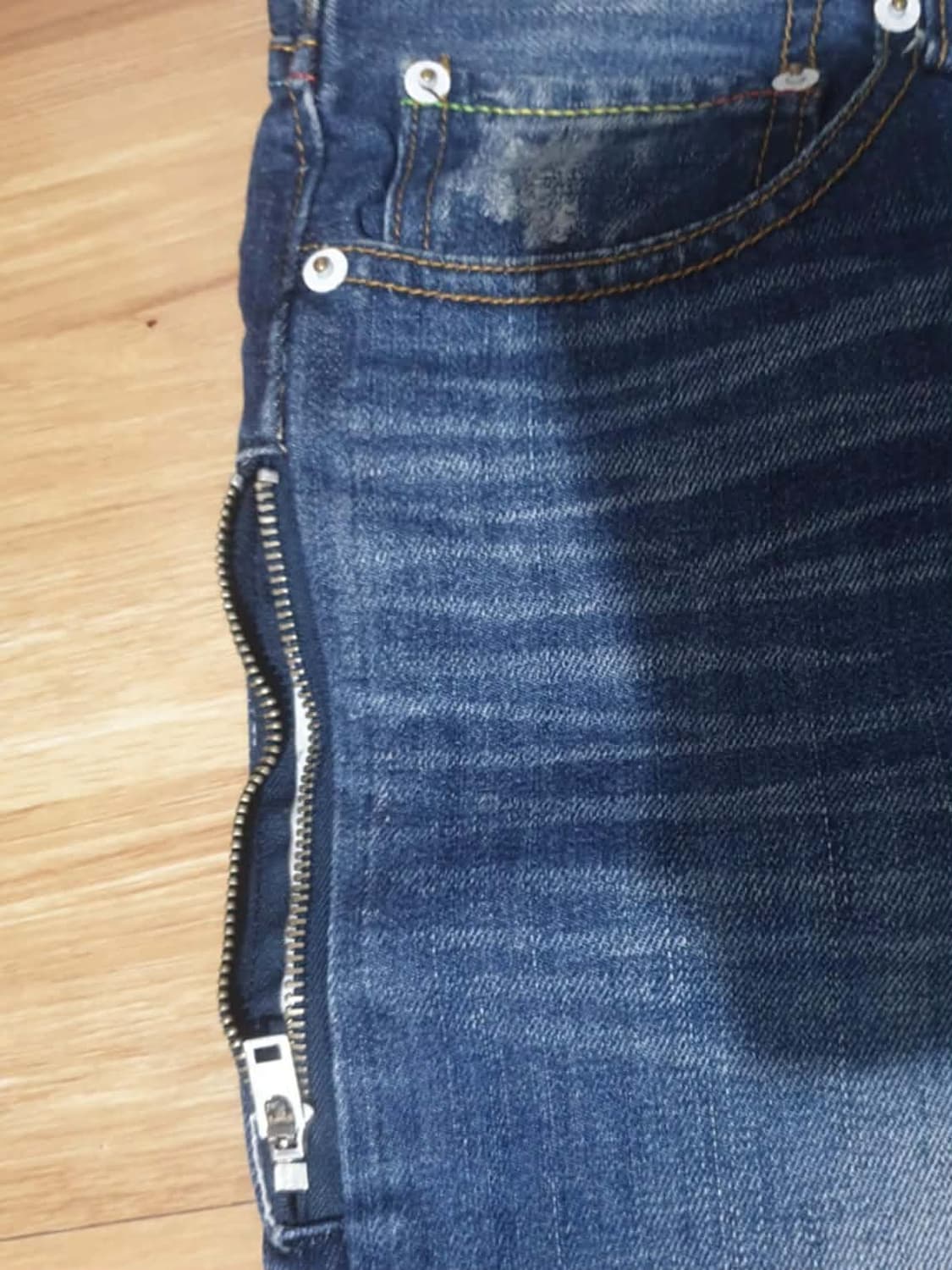 라바이스 x프래그먼츠 x 무라카미 데님반바지 30 상품이미지6