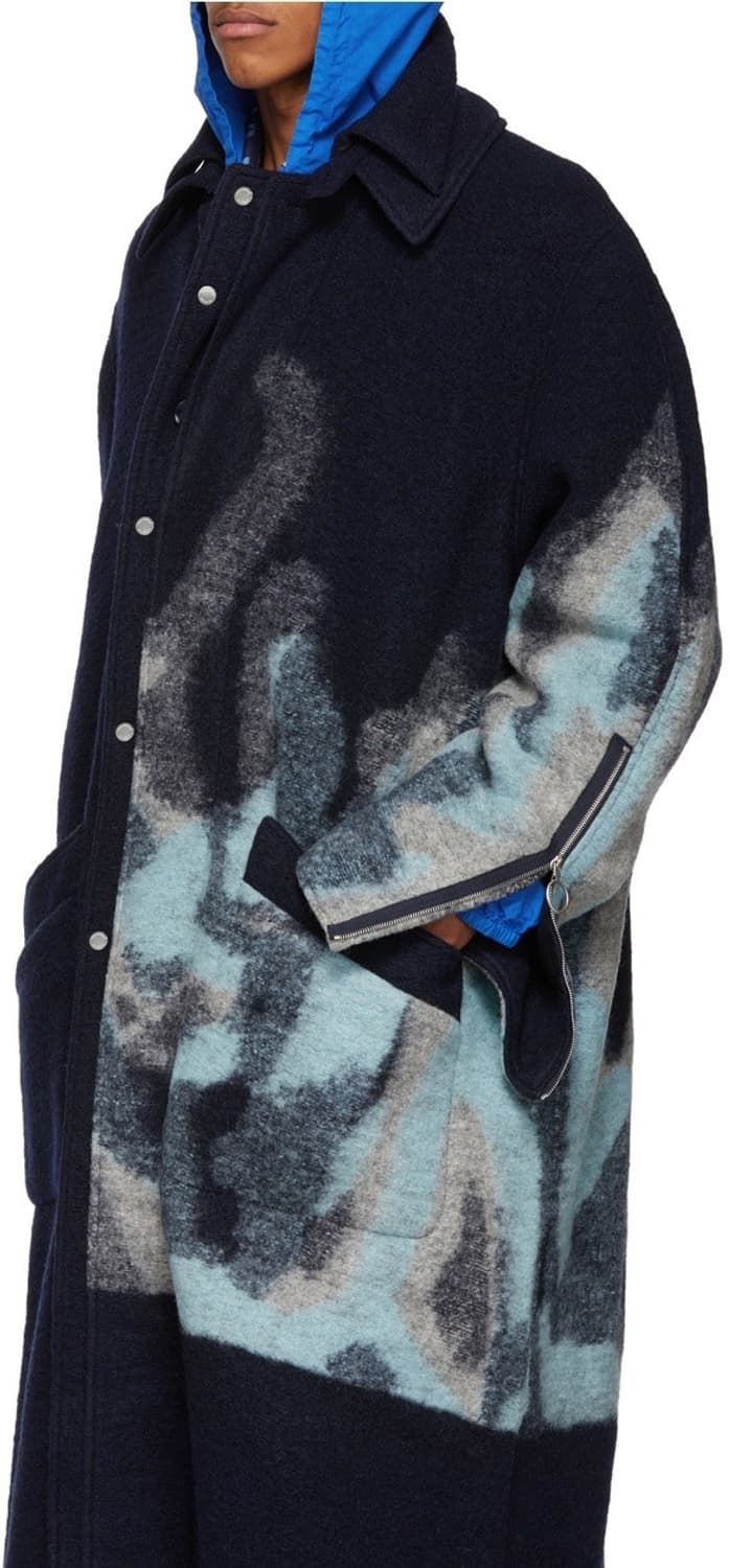 오프화이트 더블칼라 롱코트 상품이미지1