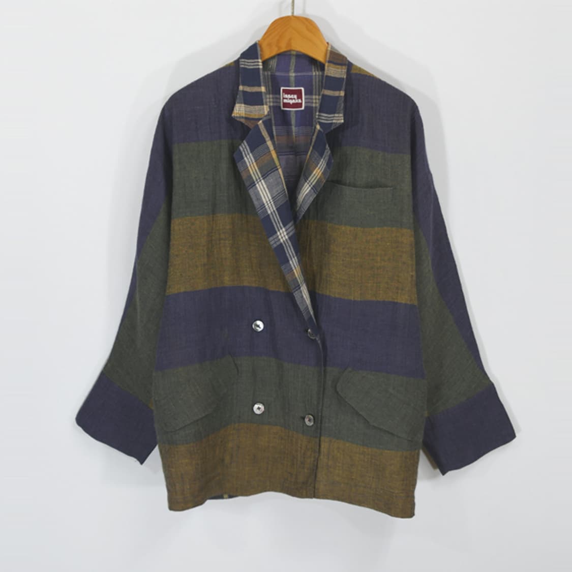 issey miyake 리버시블린넨더블자켓 상품이미지1