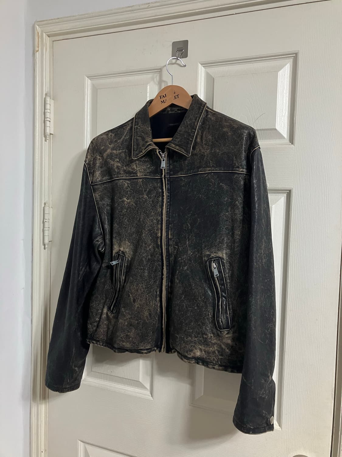 fading market 가죽 자켓 상품이미지3