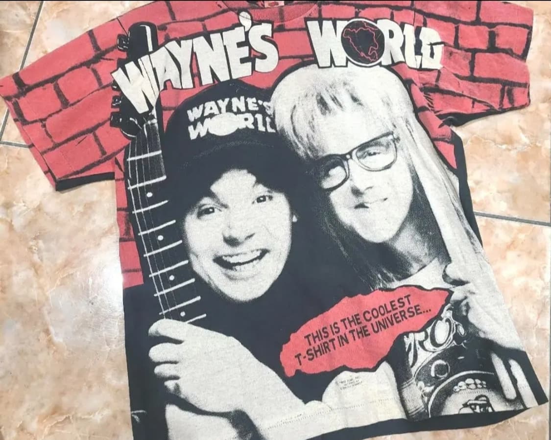 1992 웨인즈 월드 빈티지티셔츠 상품이미지2