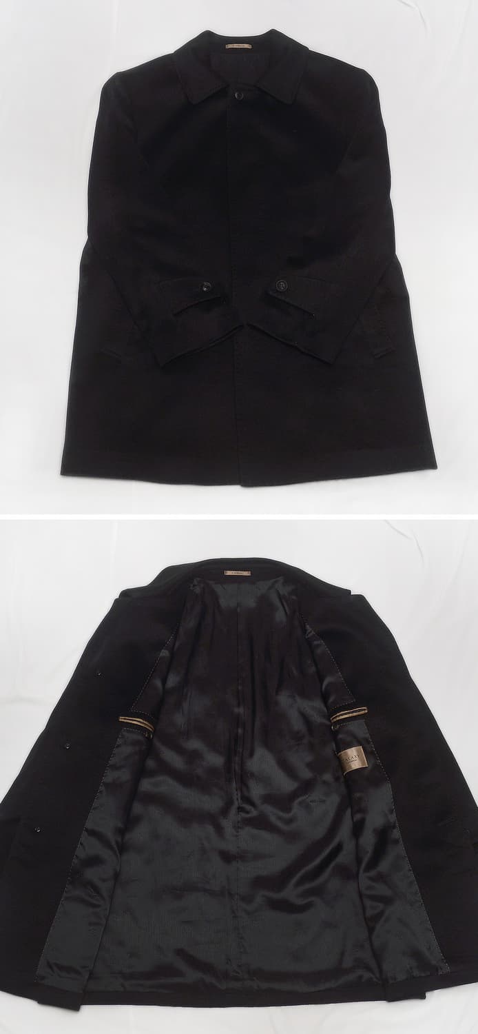 갤럭시 카디날 블랙 퓨어 캐시미어 맥코트 하프코트 (100 / 105+) 상품이미지3