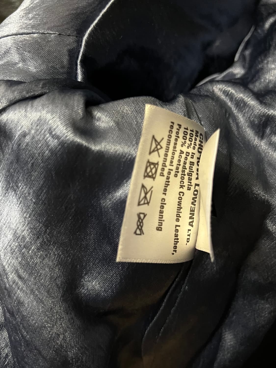 쵸포바 로위나 2023AW 런웨이 카라비나 레더 자켓 상품이미지9