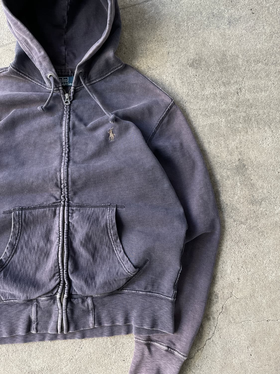 Polo Ralph Lauren Faded Navy Hood zip 상품이미지4