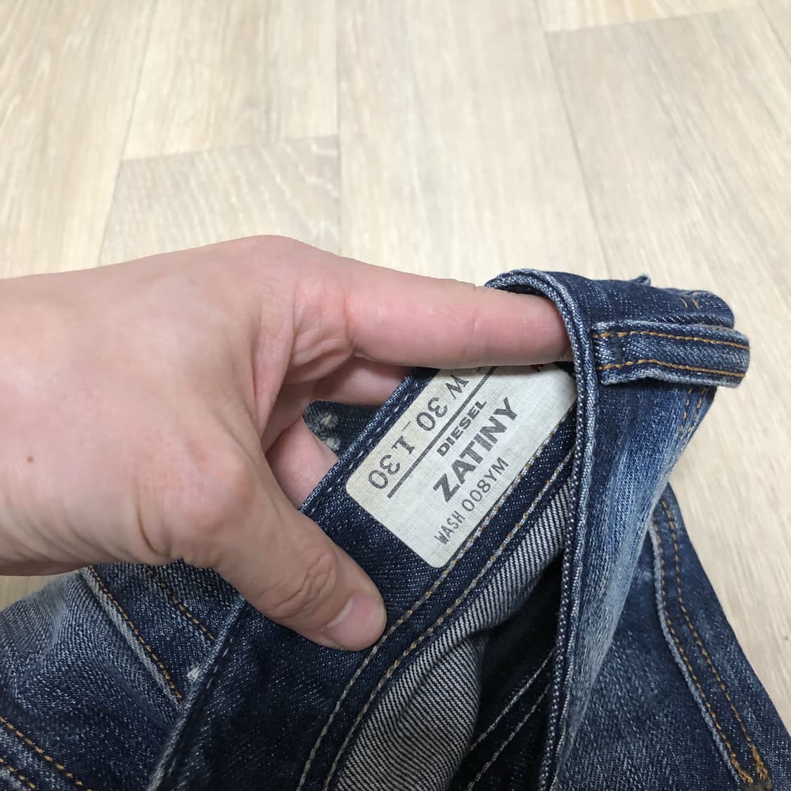 (29) 디젤 DIESEL 자티니 ZATINY 워시드 부츠컷 중청 데님 상품이미지5