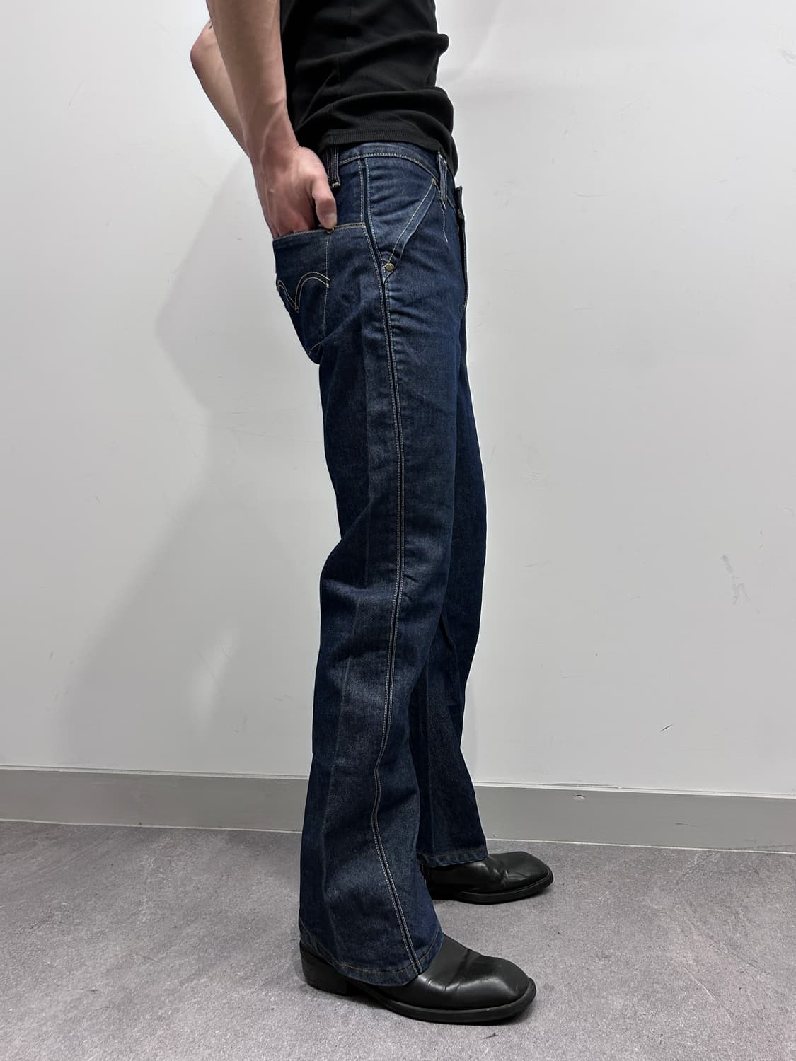 리바이스 엔지니어드 커브드 인디고 데님 상품이미지2