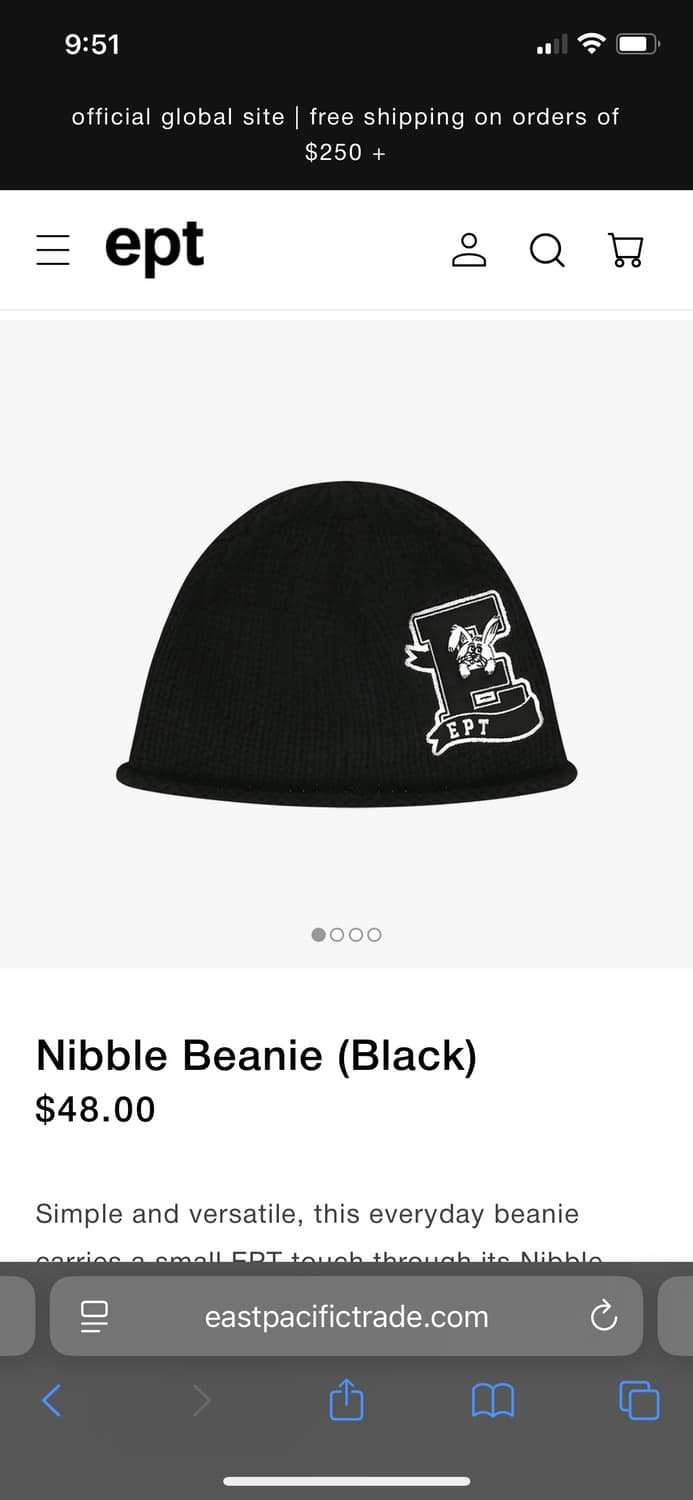 ept 니블 비니 Nibble Beanie 상품이미지1