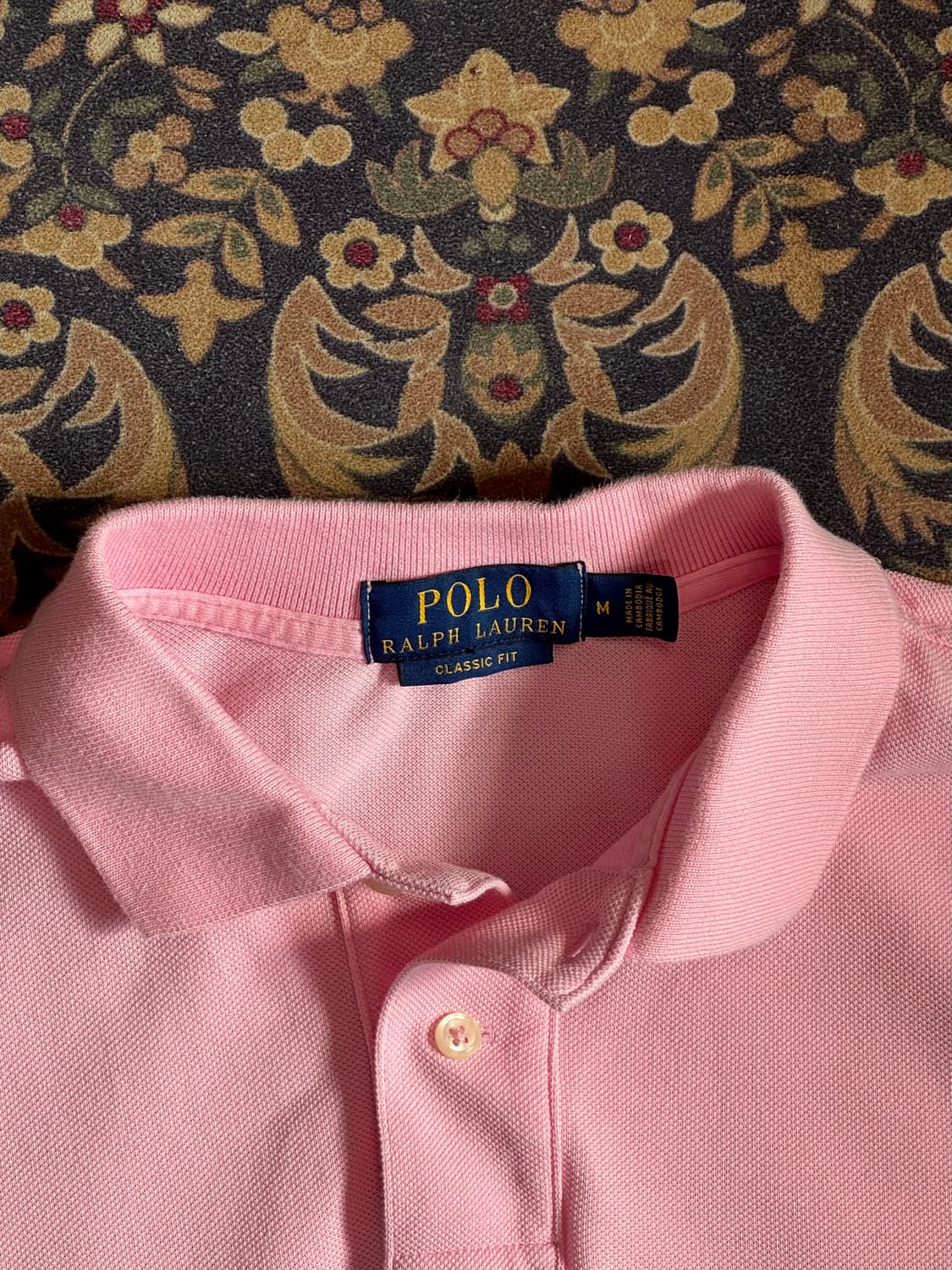 폴로 피케티셔츠 카라티 핑크 상품이미지2