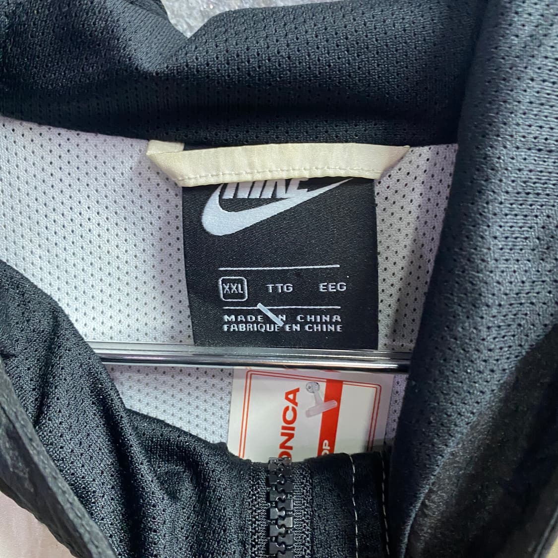 나이키 더블 스우시 빅로고 나일론 배색 우븐 바람막이 B3115 상품이미지4