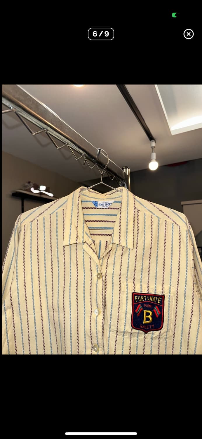 Japanese stripe pattern patch detail SH 상품이미지6