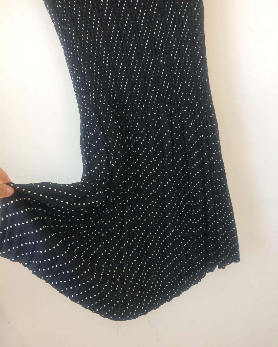 Dot pattern pleats onepiece 상품이미지4