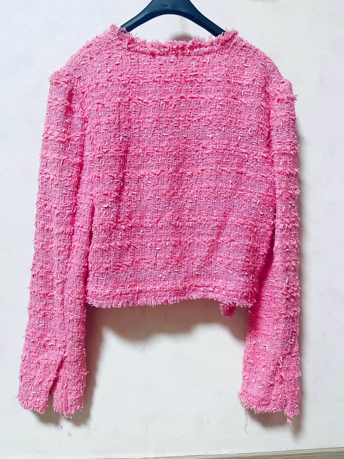 국내품절템) 이로 핑크 모아나 트위드 자켓 상품이미지4