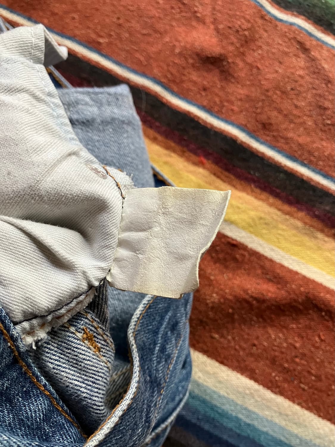 80s USA 빈티지 리바이스 501 데님 팬츠 상품이미지8