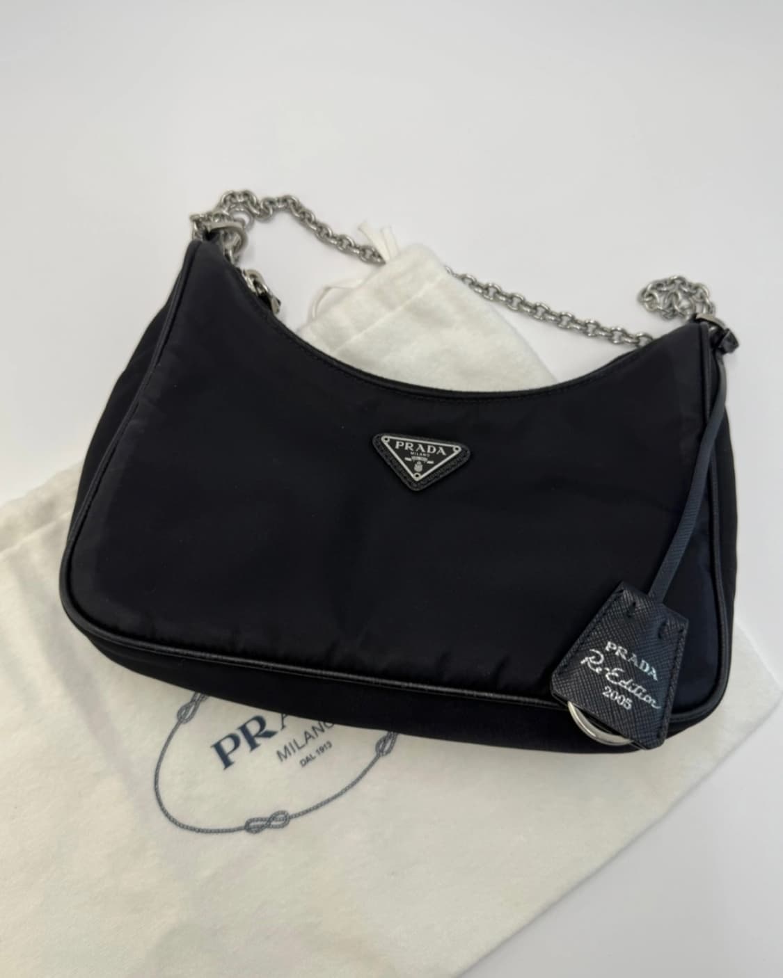 정품, 급처) 프라다 리에디션 2005 리나일론 호보백 상품이미지3