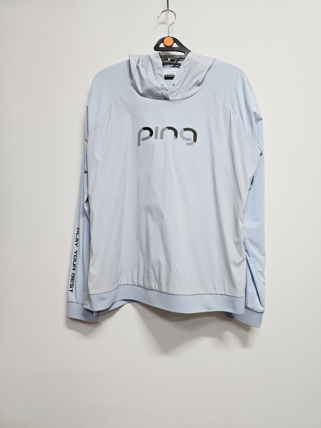 핑 골프웨어 후드 냉감원단 블루 상품이미지1