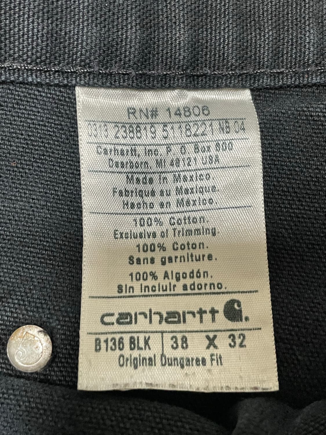 Carhartt B136 칼하트 더블니팬츠 상품이미지6
