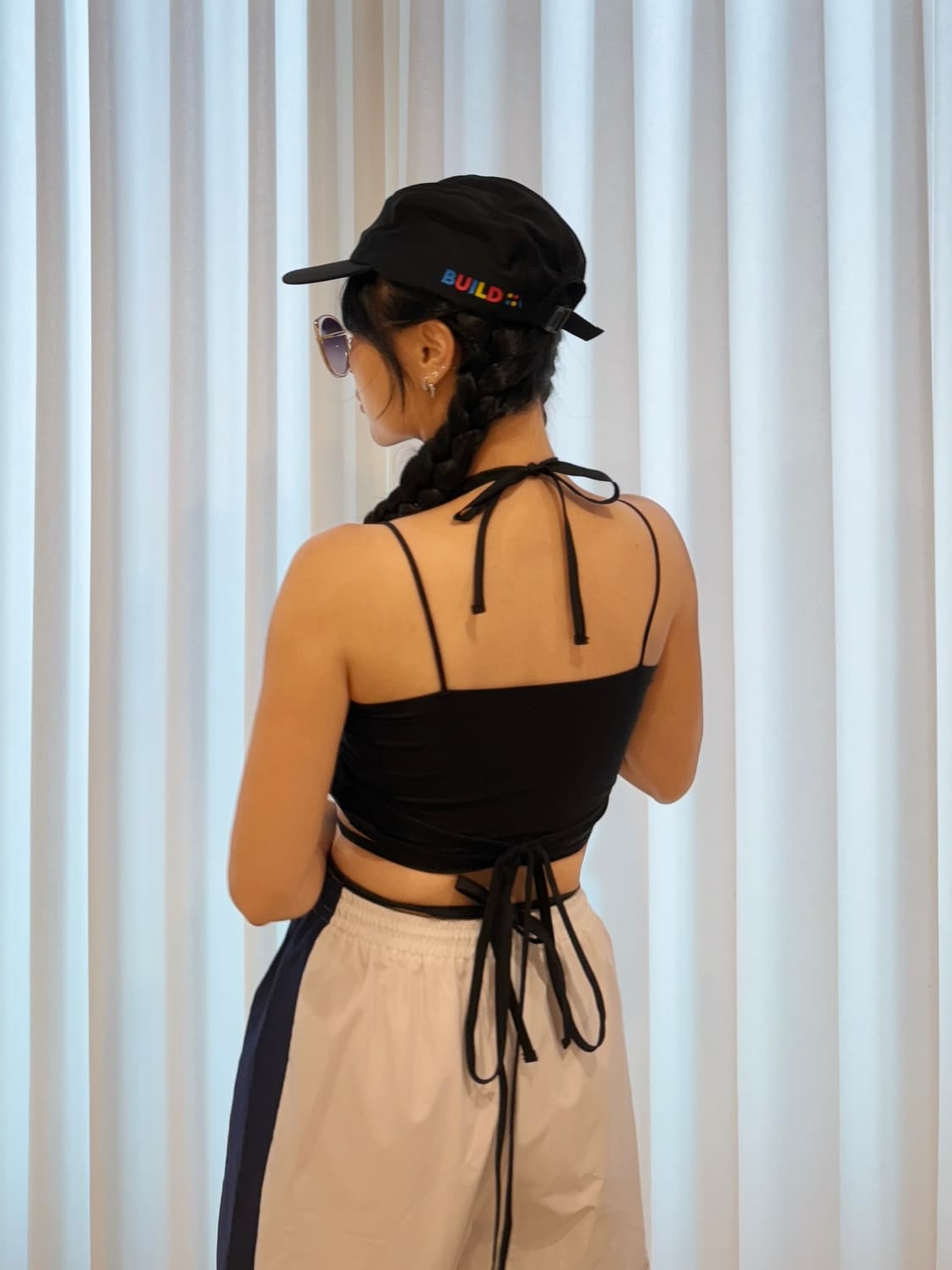 나이키 스트랩 크롭탑 상품이미지4