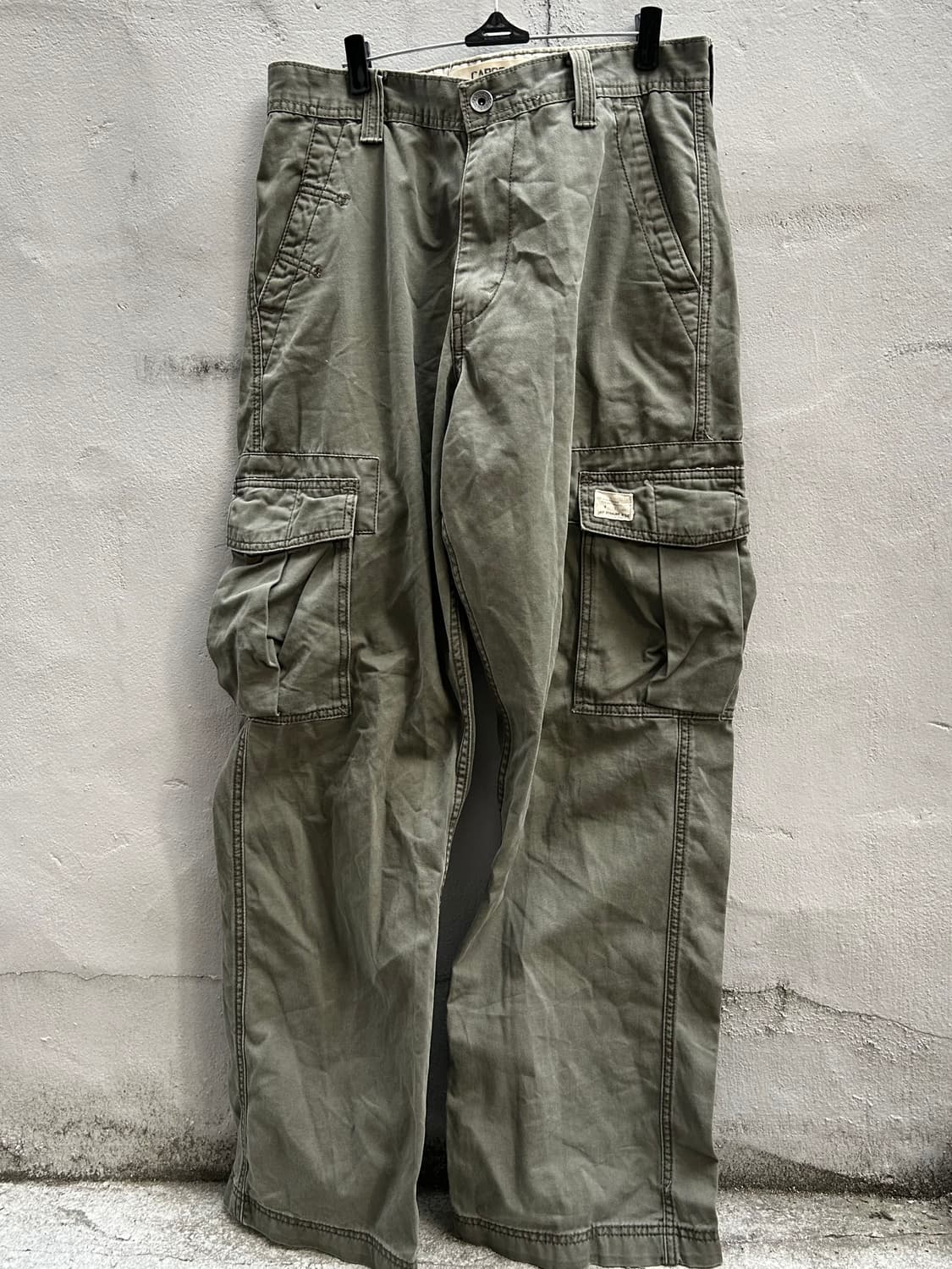 2000s levi's VTG 와이드 카키 카고팬츠 상품이미지3