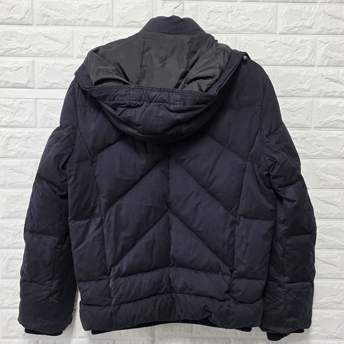택포// 게스 남성 다운 패딩 L 상품이미지4