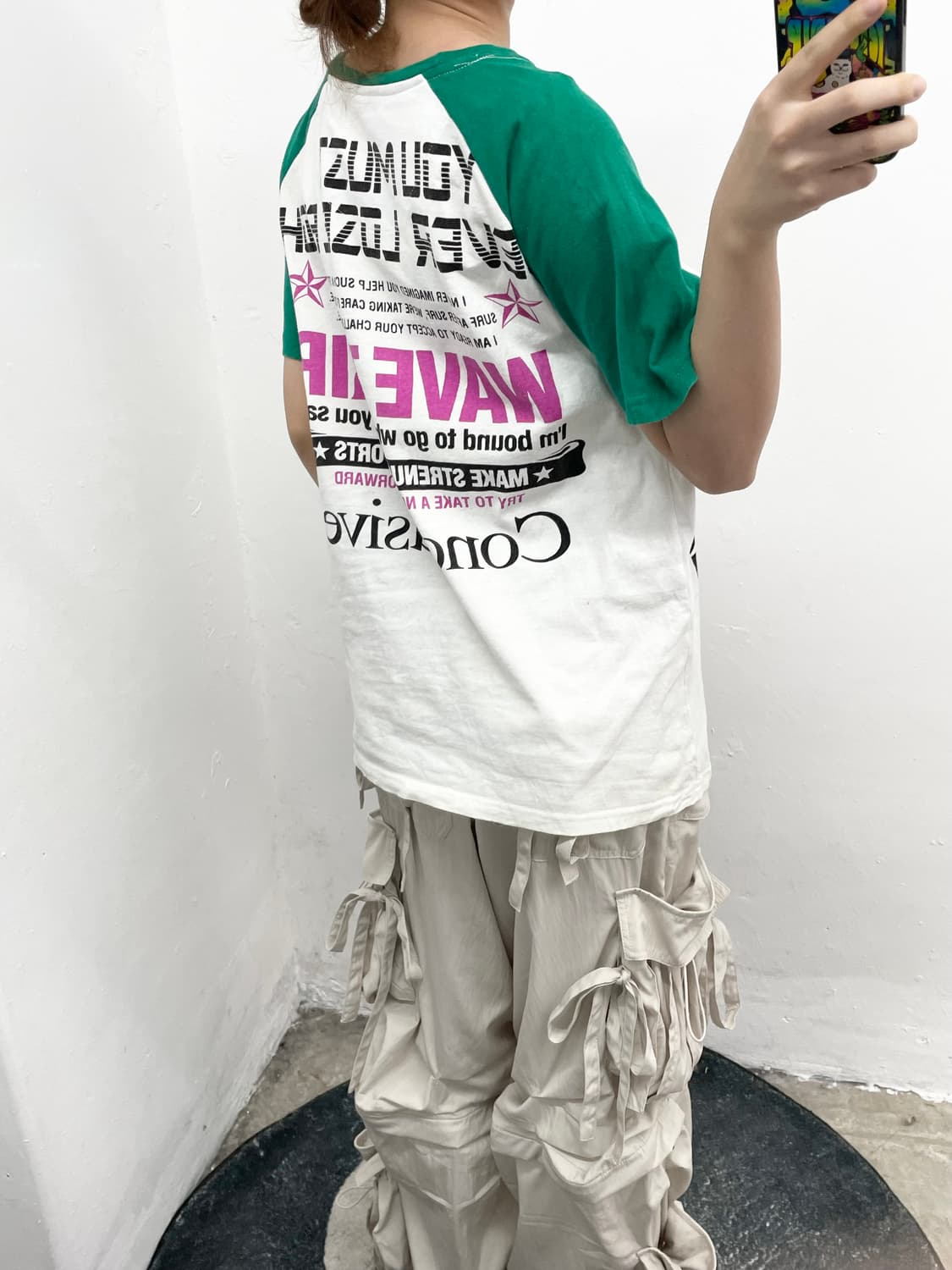 나그랑 레터링 프린팅 티셔츠 상품이미지4