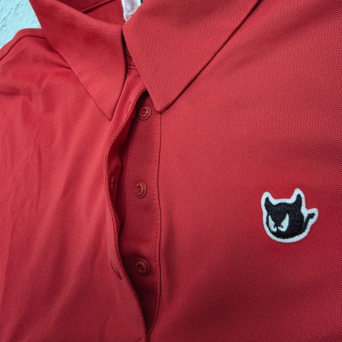 WACC 왁 여성 신품급 골프 피케티셔츠 레드 1호(S) 상품이미지6